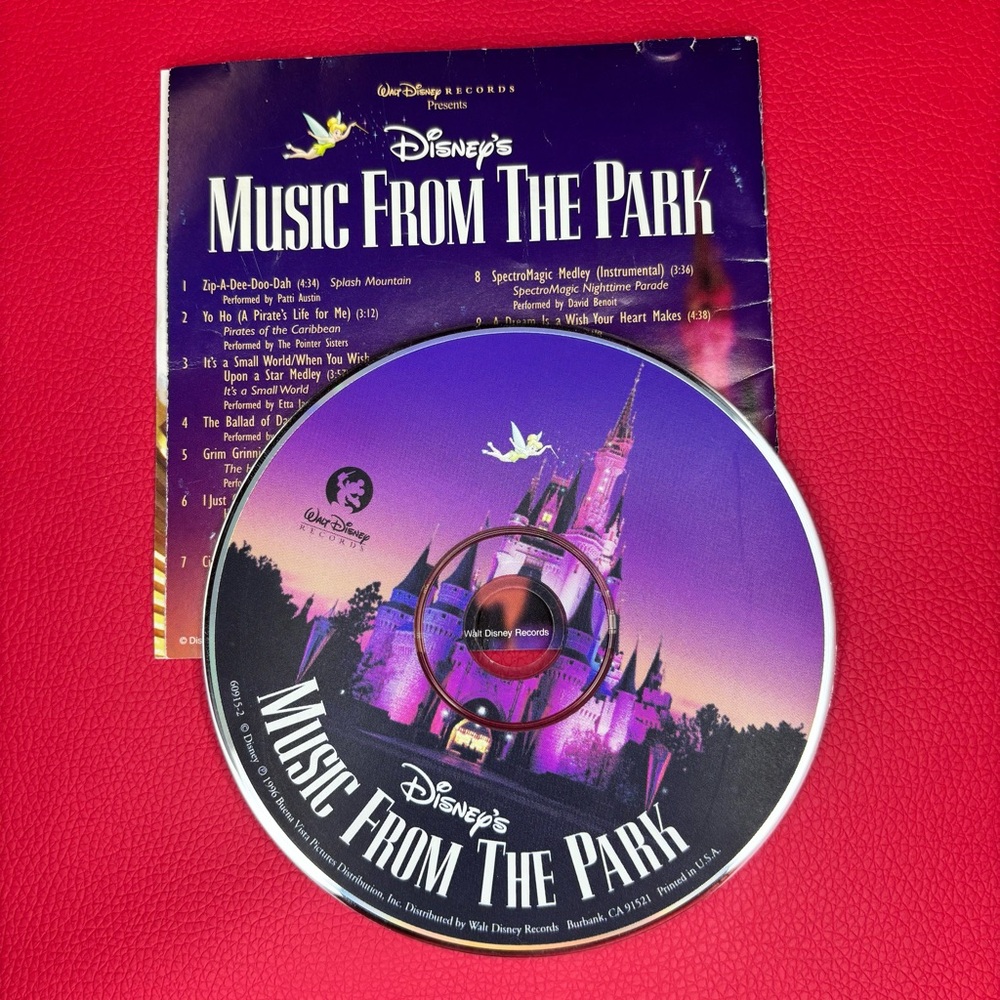 Disney's Music From The Park Vintage CD‎